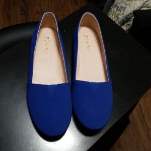 Royal blue ballet flats. Brand new never worn